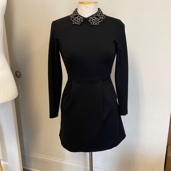 New without tags Ted Baker London Calliea mock embellished mini dress size 0 - Picture 1 of 6